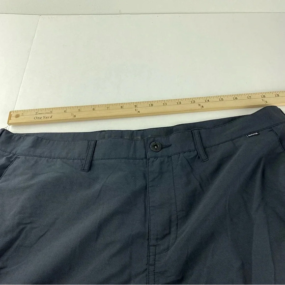 Hurley Mens 38 Shorts Navy Nike Dri Fit Hybrid Chino Skateboard Beach Stretch - Picture 4 of 9